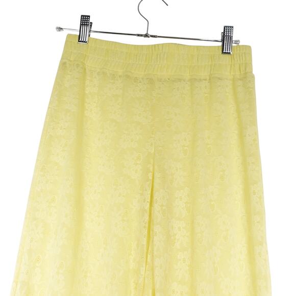 NWOT Sample Andie Swim Suva Floral Sheer Lace Pants Coverup Beach Likeade Small - Picture 4 of 7